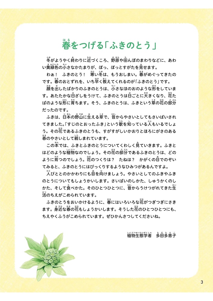 ふきのとう ずかん